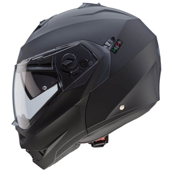 Casco CABERG DUKE II Negro Mate + Intercom Twiins HF3 Incorporado - Imagen 4