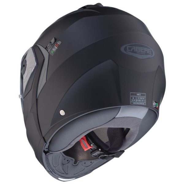 Casco CABERG DUKE II Negro Mate + Intercom Twiins HF3 Incorporado - Imagen 5