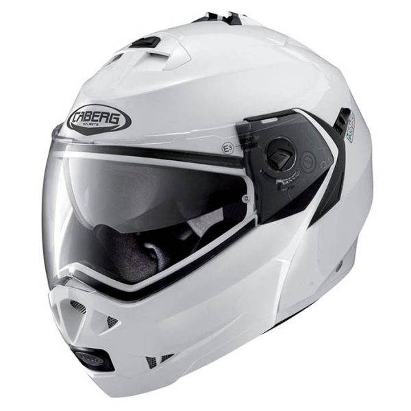 Casco CABERG DUKE II Blanco + Intercom Twiins HF3 Incorporado - Imagen 5