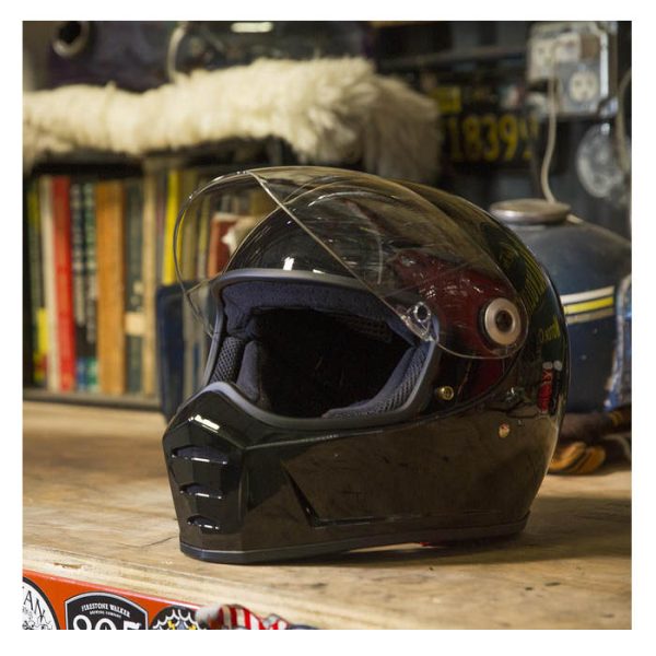 Casco BILTWELL Lane Splitter Negro Brillo - Imagen 7