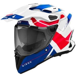 Casco Airoh Commander 2 Reveal Azul Rojo