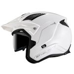 Casco MT District SV Solid Blanco