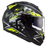 Casco LS2 FF397 Vector HPFC Evo Stencil Negro Amarillo mate - Imagen 5