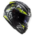 Casco LS2 FF397 Vector HPFC Evo Stencil Negro Amarillo mate - Imagen 4
