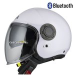 Casco NZI Ringway Duo Solid Blanco Bluetooth