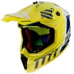 Casco MT Falcon Warrior Amarillo brillo