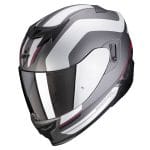 Casco SCORPION Exo-520 Air Lemans Gris Rojo Mate