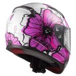 Casco LS2 FF353 Rapid Poppies Rosa - Imagen 2