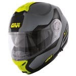 Casco Givi X.21 Challenger Spirit Gris Amarillo mate - Imagen 2
