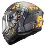 Casco Axxis Draken S Dinotoon B5 Matt Orange 3