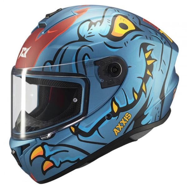 Casco Axxis Draken S Dinotoon C7 Matt Blue 3