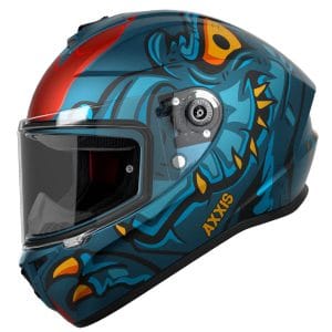 Casco Axxis Draken S Dinotoon C7 Matt Blue