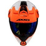 Casco AXXIS Wolf Startrack A4 Fluo Naranja - Imagen 3