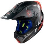 Casco AXXIS Wolf Startrack B5 Rojo Mate Fluo