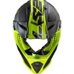 Casco LS2 MX437 Fast-Evo Roar Negro mate Amarillo - Imagen 4