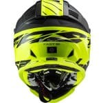 Casco LS2 MX437 Fast-Evo Roar Negro mate Amarillo - Imagen 3