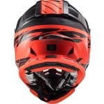 Casco LS2 MX437 Fast-Evo Roar Negro mate Rojo - Imagen 3