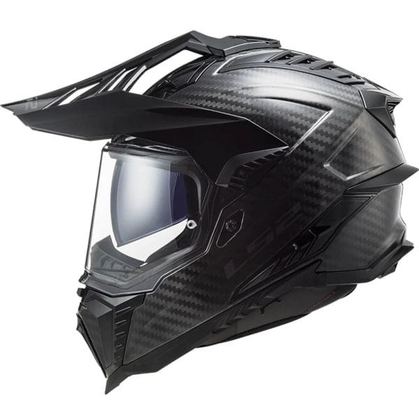 Casco LS2 MX701 Explorer C Solid Carbon - Imagen 4