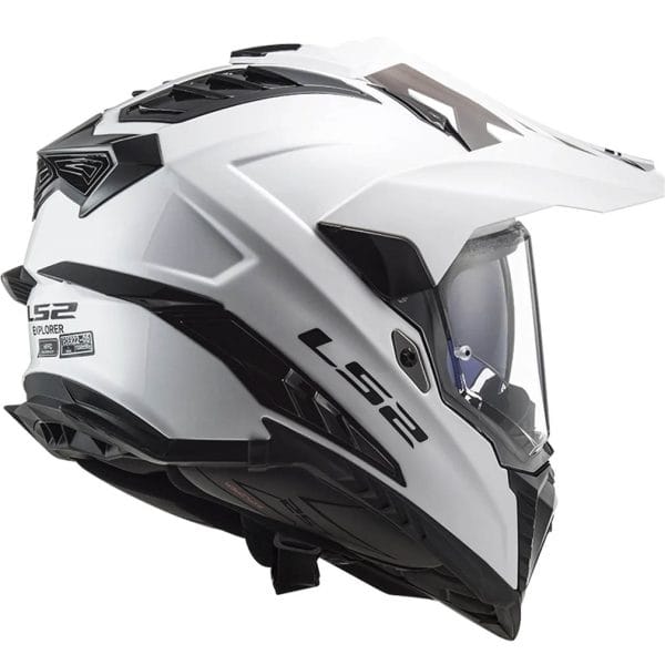 Casco LS2 MX701 Explorer HPFC Solid Blanco - Imagen 6
