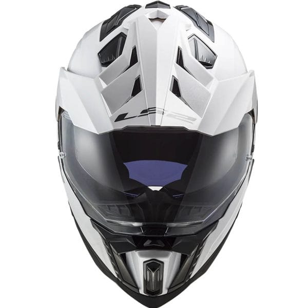 Casco LS2 MX701 Explorer HPFC Solid Blanco - Imagen 5