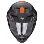 Casco Scorpion ADX-2 Camino Gris Naranja Mate - Imagen 3
