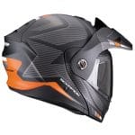 Casco Scorpion ADX-2 Camino Gris Naranja Mate - Imagen 2
