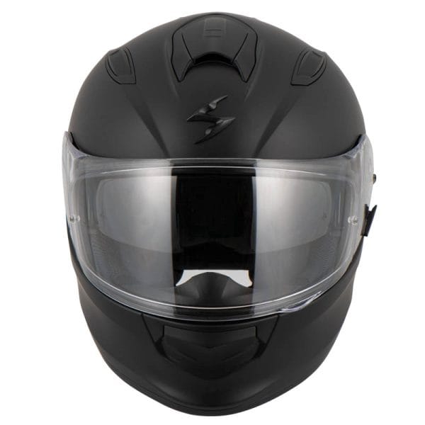 Casco Scorpion Exo-491 Solid Negro Mate - Imagen 4
