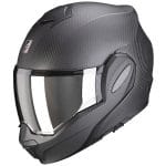 Casco Scorpion Exo-Tech Evo Carbon Solido Negro Mate