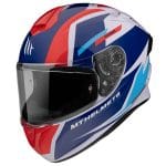 Casco MT Helmets Targo Pro Sound D15 Azul Rojo