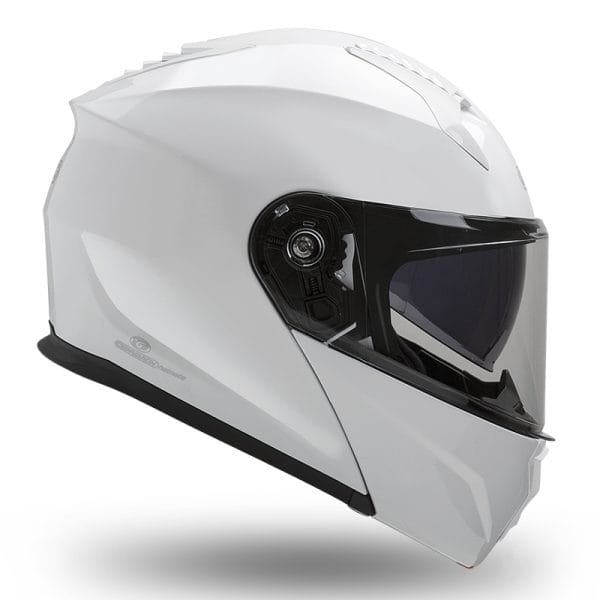 Casco GARIBALDI G100 Blanco + Intercom Twiins HF3 Incorporado - Imagen 4