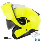 Casco Scorpion Exo-930 Solid Yellow Bluetooth-Intercom Sena