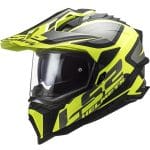 Casco LS2 MX701 Explorer HPFC Alter Matt Black HV Yellow