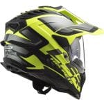 Casco LS2 MX701 Explorer HPFC Alter Matt Black HV Yellow - Imagen 2