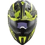 Casco LS2 MX701 Explorer HPFC Alter Matt Black HV Yellow - Imagen 3