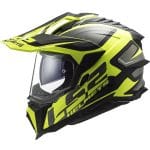 Casco LS2 MX701 Explorer HPFC Alter Matt Black HV Yellow - Imagen 4