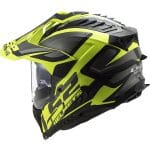Casco LS2 MX701 Explorer HPFC Alter Matt Black HV Yellow - Imagen 6