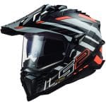 Cascos LS2 MX701 Explorer Carbon Edge Black Orange White