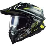 Cascos LS2 MX701 Explorer Carbon Edge Black Yellow Titanium