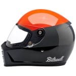 Casco BILTWELL Lane Splitter Podium Orange Grey Black - Imagen 5