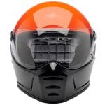 Casco BILTWELL Lane Splitter Podium Orange Grey Black - Imagen 2