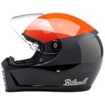 Casco BILTWELL Lane Splitter Podium Orange Grey Black - Imagen 3