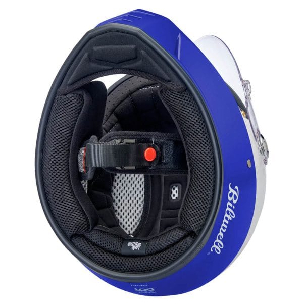 Casco BILTWELL Lane Splitter Podium Red Blue White - Imagen 5