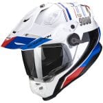 Casco Scorpion ADF-9000 Air Desert White Blue Red