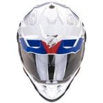 Casco Scorpion ADF-9000 Air Desert White Blue Red - Imagen 2