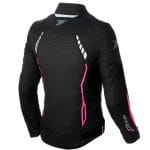 Chaqueta Moto Seventy SD-JR67 Lady Negro Rosa - Imagen 2