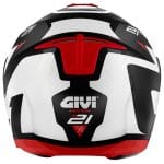 Casco Givi X.21 Evo Number Black White Red - Imagen 5