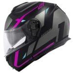 Casco Givi X.21 Evo Number Lady Matt Black Titanium Pink - Imagen 3
