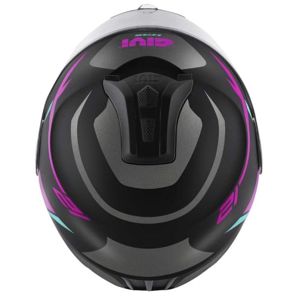 Casco Givi X.21 Evo Number Lady Matt Black Titanium Pink - Imagen 5