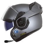 Casco LS2 FF906 ADVANT Solid Matt Titanium Bluetooth SENA Intercom
