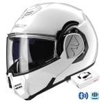 Casco LS2 FF906 ADVANT Solid White Bluetooth SENA Intercom
